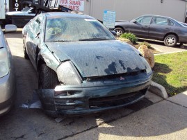 2000 MITSUBISHI ECLIPSE GS, 2.4L 5SPEED, COLOR GREEN, STK 153694